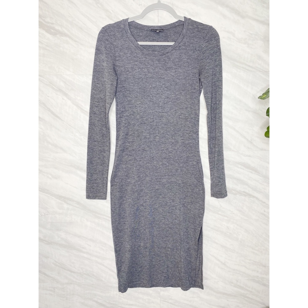 Wilfred Free Midi Body Gray Dress Small
